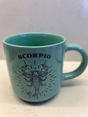 Scorpio Zodiac Ceramic Mug in Seafoam Green by Wild Sage